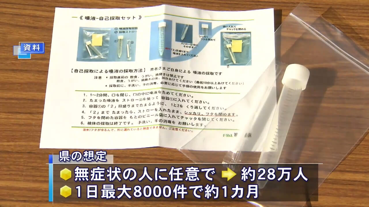 ＰＣＲ検査１カ月で２８万人を想定　広島県