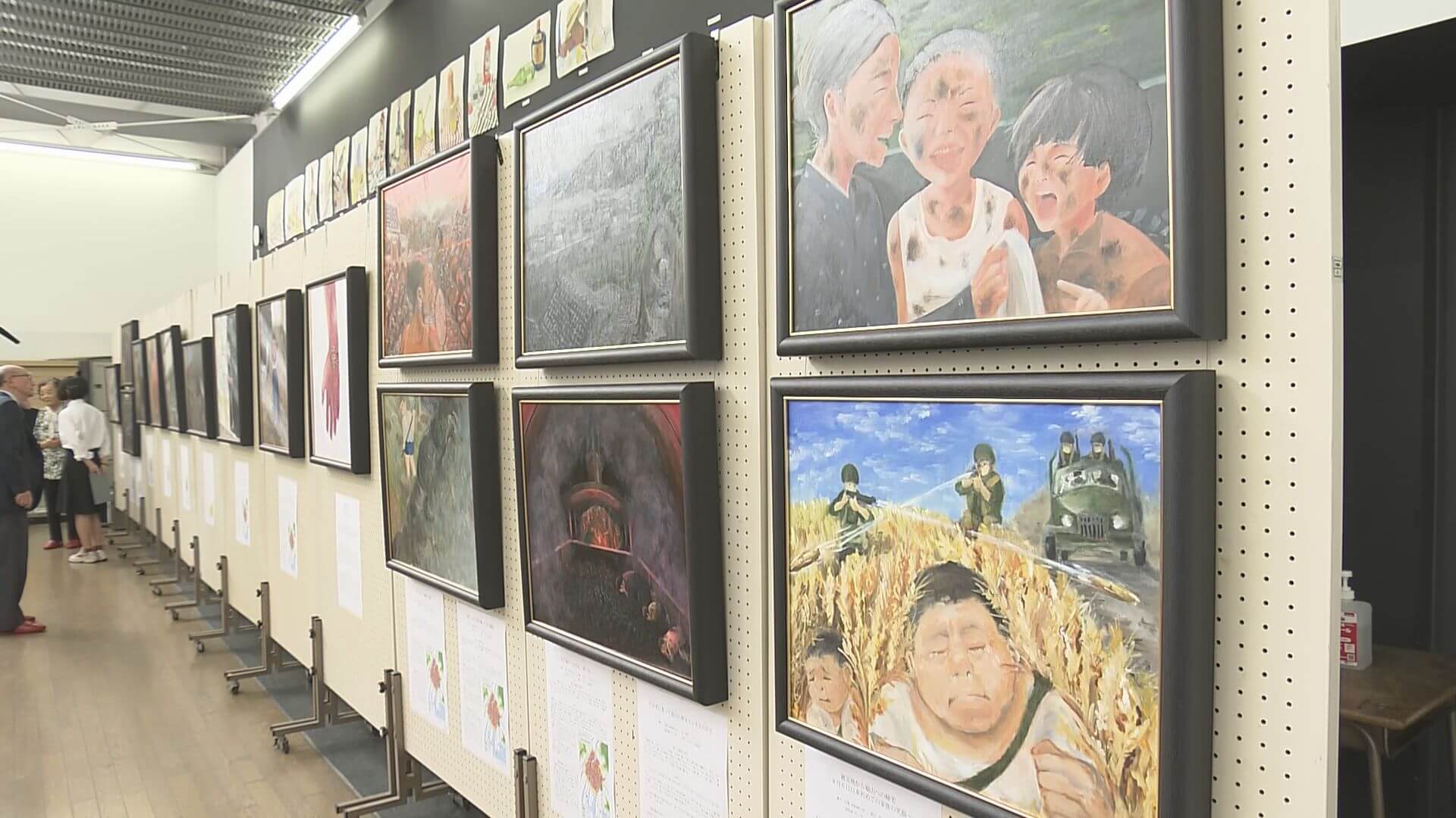 高校生が「原爆の絵」被爆者の体験を作品に　広島