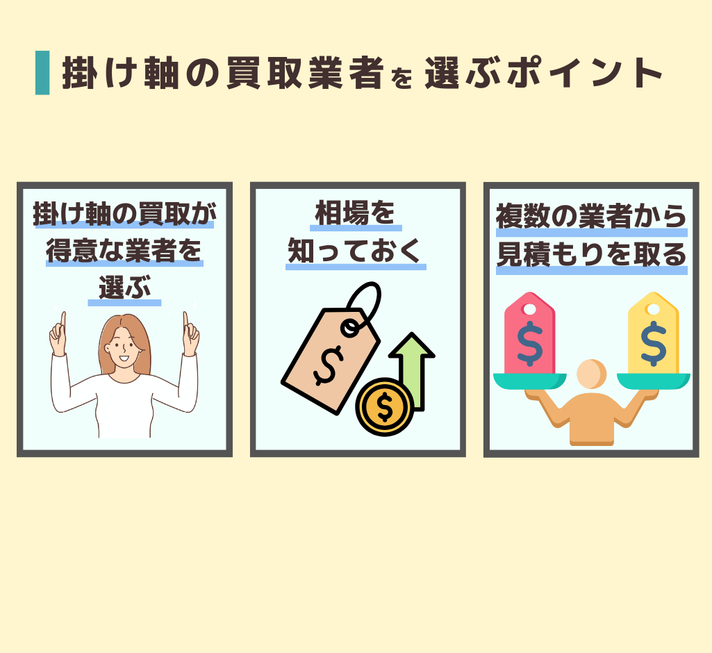 掛け軸業者　選ぶポイント