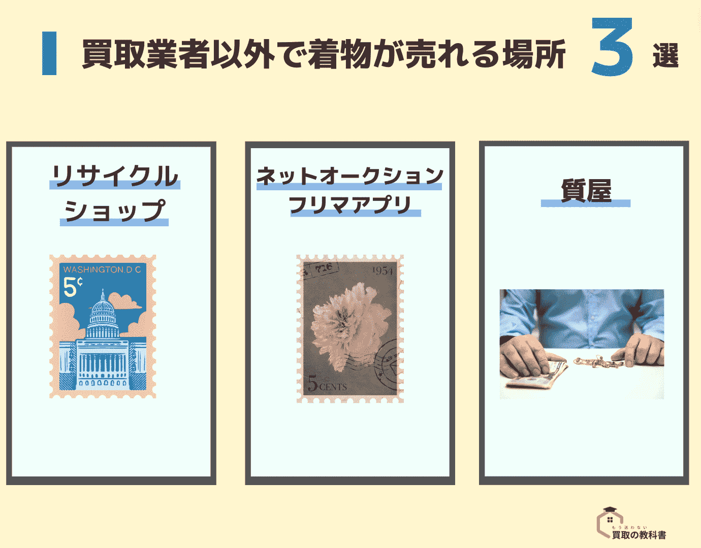 着物が売れる場所3選【買取業者以外】