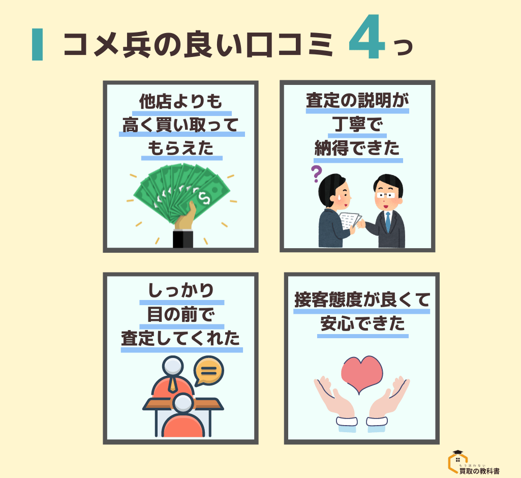 コメ兵　良い口コミ